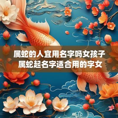 属蛇的人宜用名字吗女孩子 属蛇起名字适合用的字女