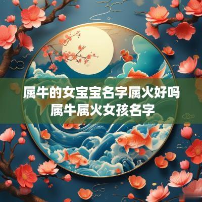 属牛的女宝宝名字属火好吗 属牛属火女孩名字