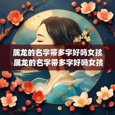 属龙的名字带多字好吗女孩 属龙的名字带多字好吗女孩子