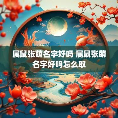 属鼠张萌名字好吗 属鼠张萌名字好吗怎么取
