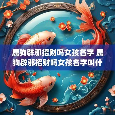 属狗辟邪招财吗女孩名字 属狗辟邪招财吗女孩名字叫什么