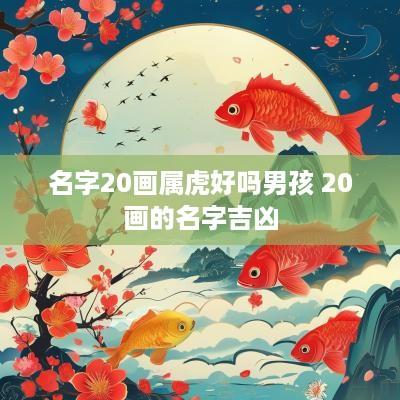 名字20画属虎好吗男孩 20画的名字吉凶