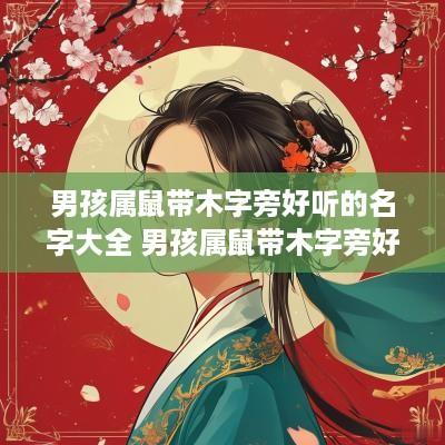 男孩属鼠带木字旁好听的名字大全 男孩属鼠带木字旁好听的名字大全有哪些