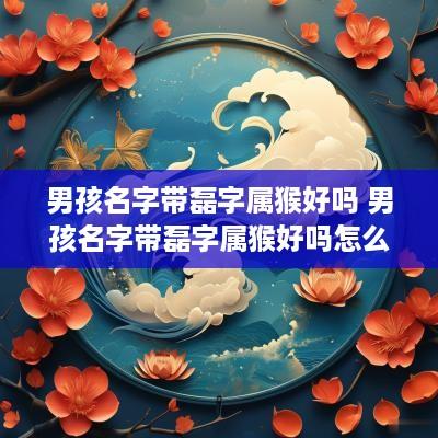 男孩名字带磊字属猴好吗 男孩名字带磊字属猴好吗怎么取