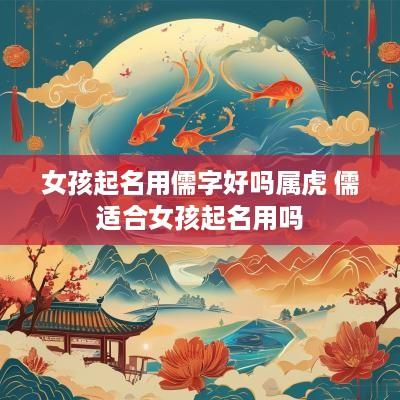 女孩起名用儒字好吗属虎 儒适合女孩起名用吗