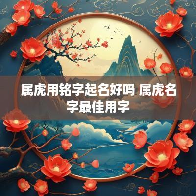 属虎用铭字起名好吗 属虎名字最佳用字