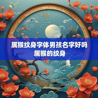 属猴纹身字体男孩名字好吗 属猴的纹身