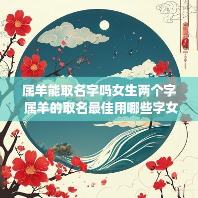 属羊能取名字吗女生两个字 属羊的取名最佳用哪些字女孩子