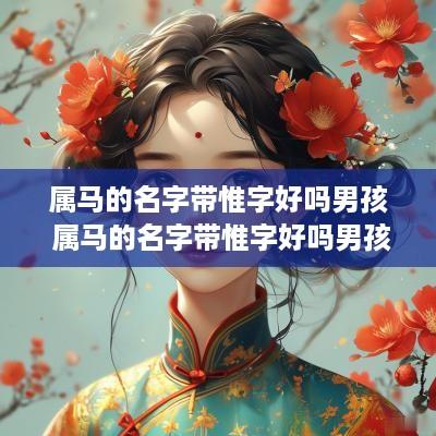 属马的名字带惟字好吗男孩 属马的名字带惟字好吗男孩怎么取