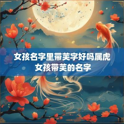 女孩名字里带芙字好吗属虎 女孩带芙的名字
