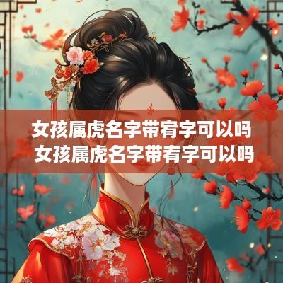女孩属虎名字带宥字可以吗 女孩属虎名字带宥字可以吗怎么取