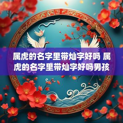 属虎的名字里带灿字好吗 属虎的名字里带灿字好吗男孩