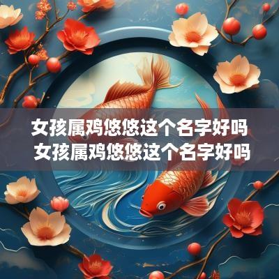 女孩属鸡悠悠这个名字好吗 女孩属鸡悠悠这个名字好吗