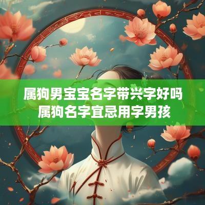 属狗男宝宝名字带兴字好吗 属狗名字宜忌用字男孩