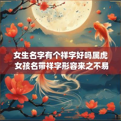 女生名字有个祥字好吗属虎 女孩名带祥字形容来之不易