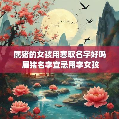 属猪的女孩用寒取名字好吗 属猪名字宜忌用字女孩