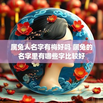 属兔人名字有梅好吗 属兔的名字里有哪些字比较好