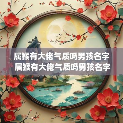 属猴有大佬气质吗男孩名字 属猴有大佬气质吗男孩名字叫什么