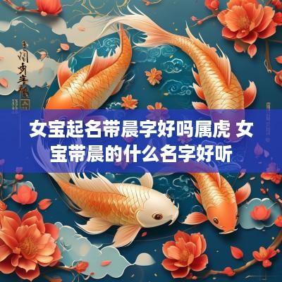 女宝起名带晨字好吗属虎 女宝带晨的什么名字好听