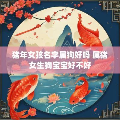 猪年女孩名字属狗好吗 属猪女生狗宝宝好不好