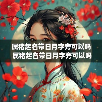 属猪起名带日月字旁可以吗 属猪起名带日月字旁可以吗女孩
