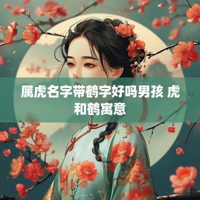 属虎名字带鹤字好吗男孩 虎和鹤寓意