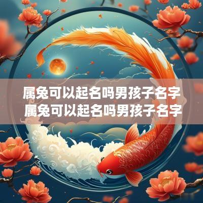 属兔可以起名吗男孩子名字 属兔可以起名吗男孩子名字怎么取