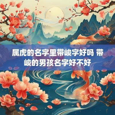属虎的名字里带峻字好吗 带峻的男孩名字好不好