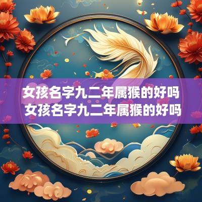 女孩名字九二年属猴的好吗 女孩名字九二年属猴的好吗