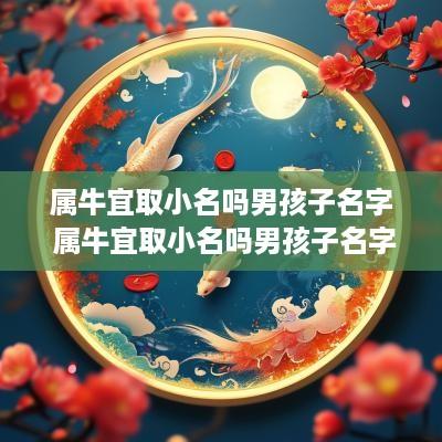 属牛宜取小名吗男孩子名字 属牛宜取小名吗男孩子名字有哪些