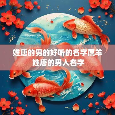 姓唐的男的好听的名字属羊 姓唐的男人名字