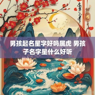 男孩起名星字好吗属虎 男孩子名字星什么好听