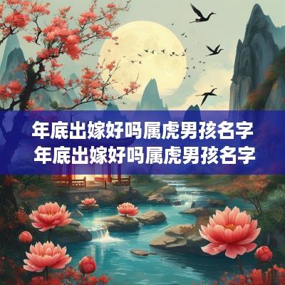 年底出嫁好吗属虎男孩名字 年底出嫁好吗属虎男孩名字大全