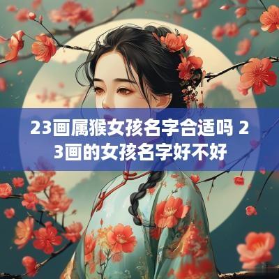 23画属猴女孩名字合适吗 23画的女孩名字好不好