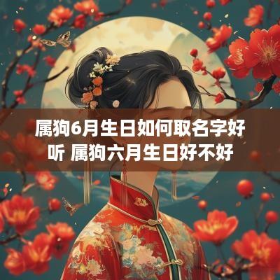 属狗6月生日如何取名字好听 属狗六月生日好不好