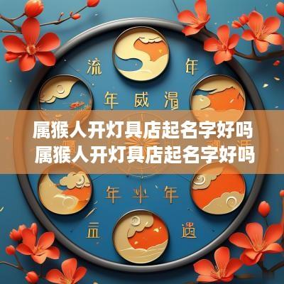 属猴人开灯具店起名字好吗 属猴人开灯具店起名字好吗女孩