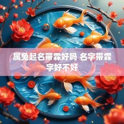 属兔起名带霖好吗 名字带霖字好不好
