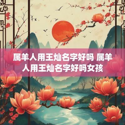 属羊人用王灿名字好吗 属羊人用王灿名字好吗女孩