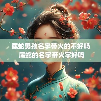 属蛇男孩名字带火的不好吗 属蛇的名字带火字好吗