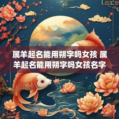 属羊起名能用朔字吗女孩 属羊起名能用朔字吗女孩名字