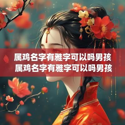 属鸡名字有雅字可以吗男孩 属鸡名字有雅字可以吗男孩怎么取