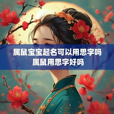 属鼠宝宝起名可以用思字吗 属鼠用思字好吗