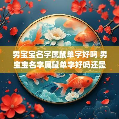 男宝宝名字属鼠单字好吗 男宝宝名字属鼠单字好吗还是双字
