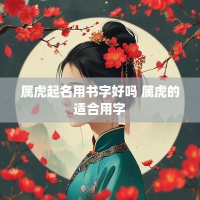 属虎起名用书字好吗 属虎的适合用字