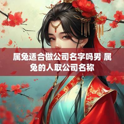 属兔适合做公司名字吗男 属兔的人取公司名称