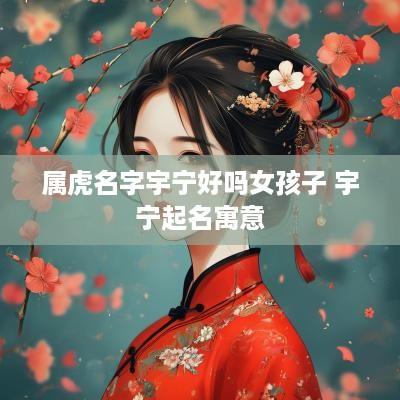 属虎名字宇宁好吗女孩子 宇宁起名寓意