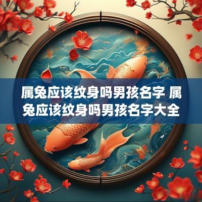 属兔应该纹身吗男孩名字 属兔应该纹身吗男孩名字大全