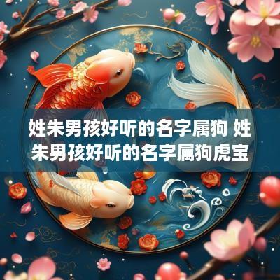 姓朱男孩好听的名字属狗 姓朱男孩好听的名字属狗虎宝宝