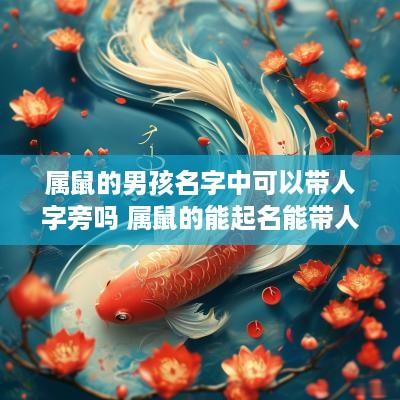 属鼠的男孩名字中可以带人字旁吗 属鼠的能起名能带人字旁吗