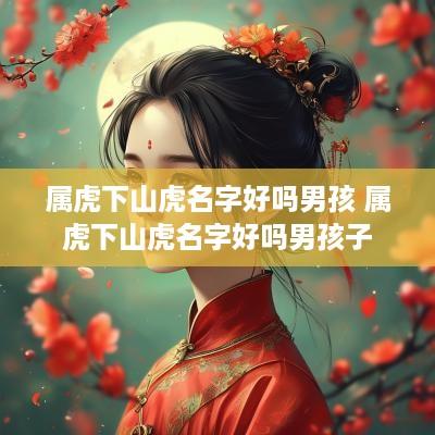 属虎下山虎名字好吗男孩 属虎下山虎名字好吗男孩子